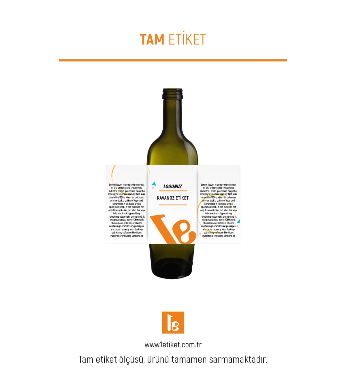 500ml Şişe Etiketi