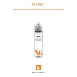 60ml Likit Şişesi Etiketi
