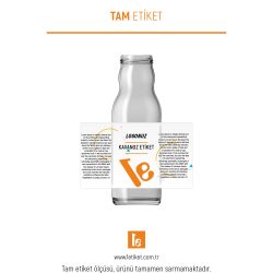 700ml Şişe Etiketi