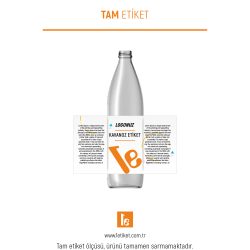 750ml Şişe Etiketi