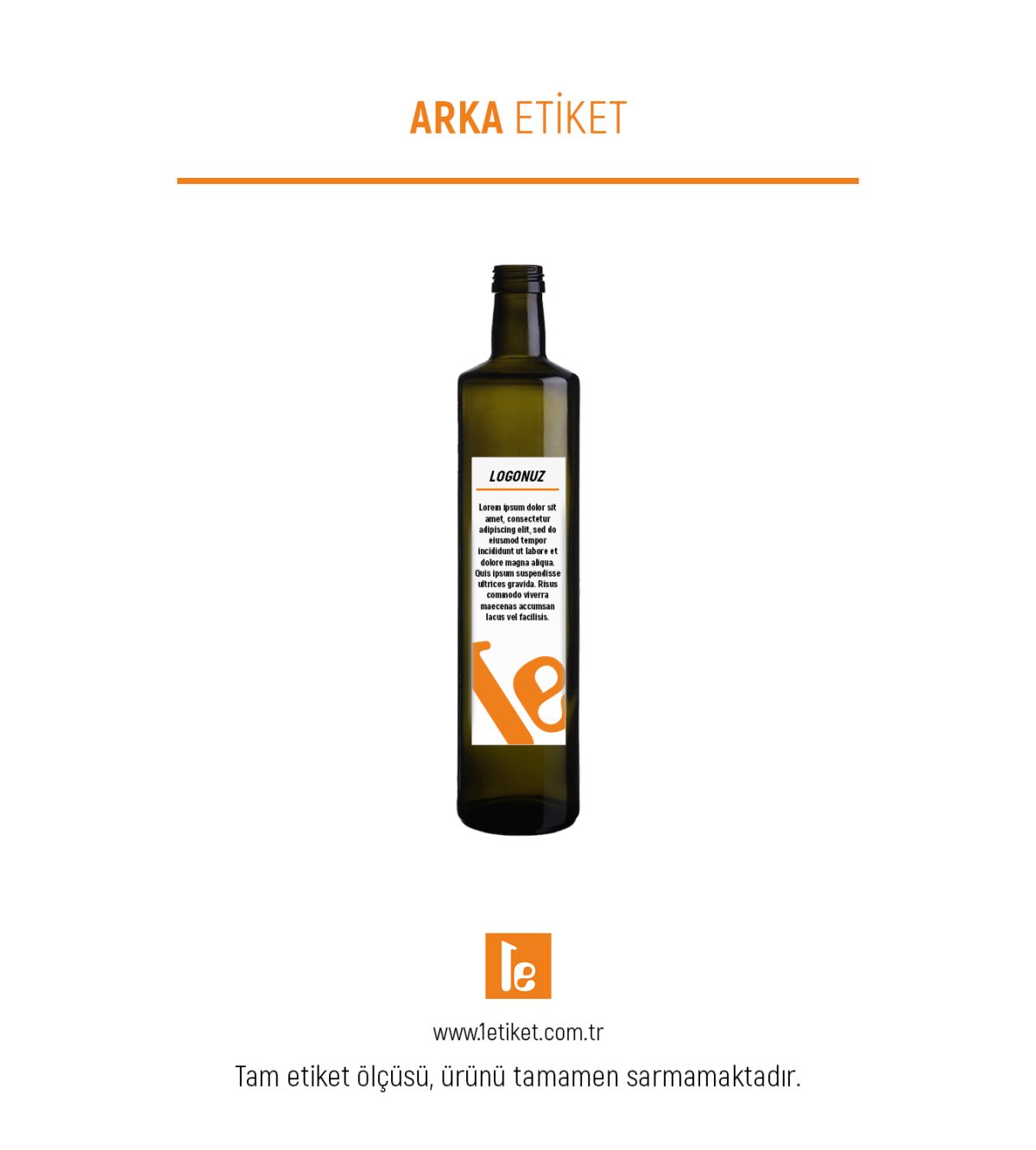 750ml Şişe Etiketi