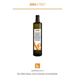 750ml Şişe Etiketi