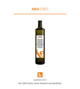 750ml Şişe Etiketi