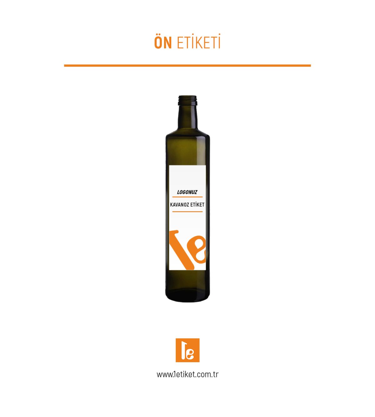 750ml Şişe Etiketi