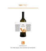 750ml Şişe Etiketi