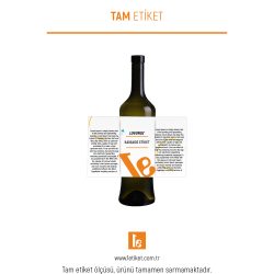 750ml Şişe Etiketi