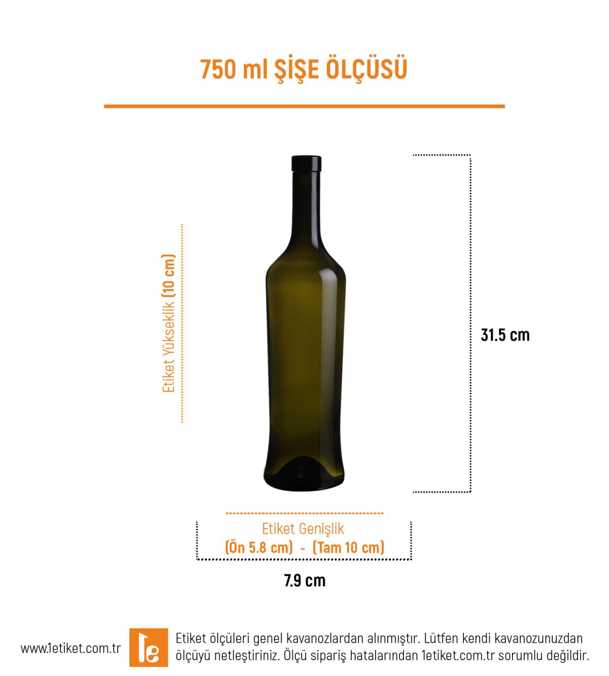 750ml Şişe Etiketi