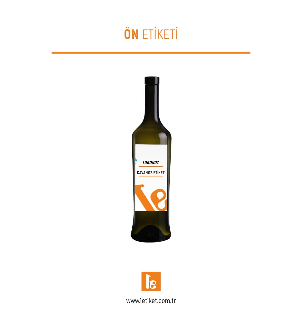 750ml Şişe Etiketi