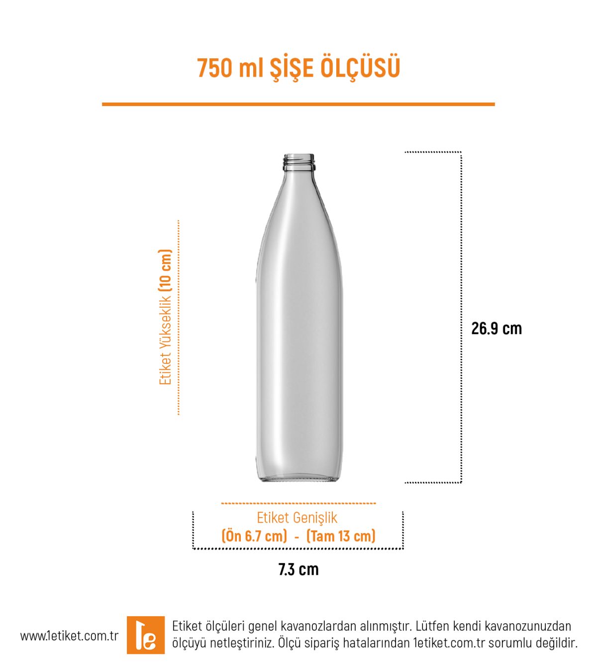 750ml Şişe Etiketi