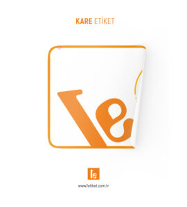 Kare Etiket (Sticker)