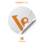 Yuvarlak Etiket (Sticker)
