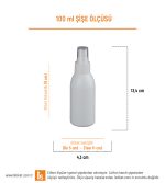 100ml Kozmetik Şişesi Etiketi