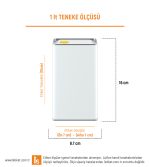 1LT Yağ Teneke Etiketi