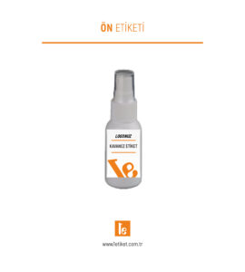 30ml Kozmetik Şişesi Etiketi