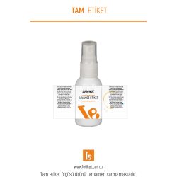 30ml Kozmetik Şişesi Etiketi