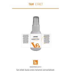 30ml Kozmetik Şişesi Etiketi