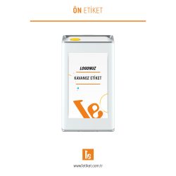 4LT Yağ Teneke Etiketi