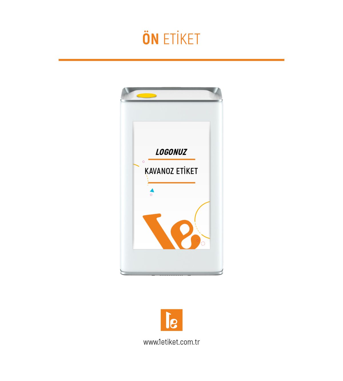 2LT Yağ Teneke Etiketi