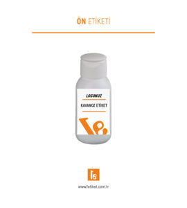 50ml Kozmetik Şişesi Etiketi