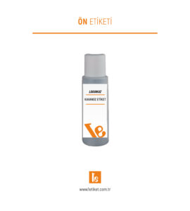 50ml Kozmetik Şişesi Etiketi