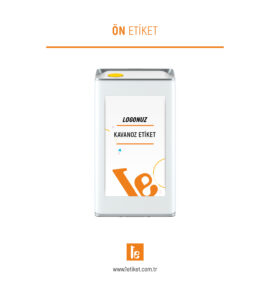 5LT Yağ Teneke Etiketi