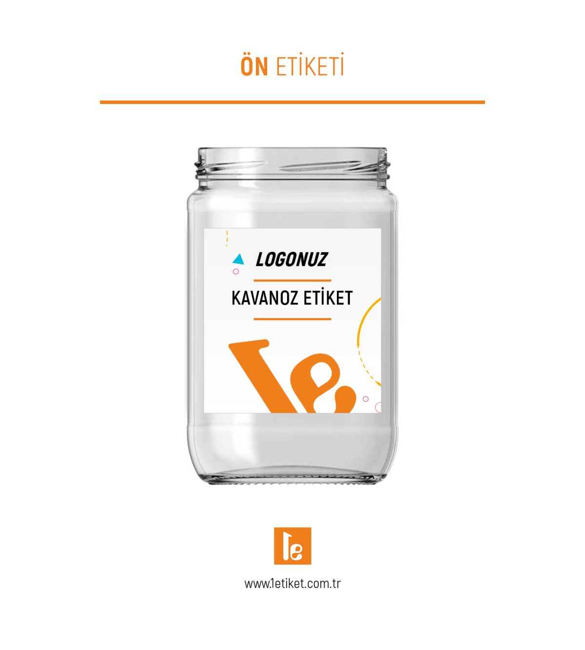 600Gr Standart Kavanoz Etiketi