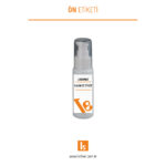 60ml Kozmetik Şişesi Etiketi