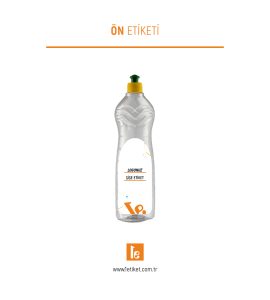 750ml Deterjan Şişesi Etiketi