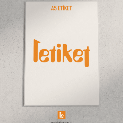 A5 Etiket (Sticker) Baskı