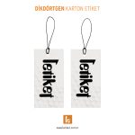 Dikdörtgen Karton Etiketi