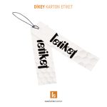 Dikey Karton Etiketi