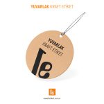 Yuvarlak Kraft Etiketi 2025