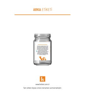 105ml Standart Kavanoz Etiketi