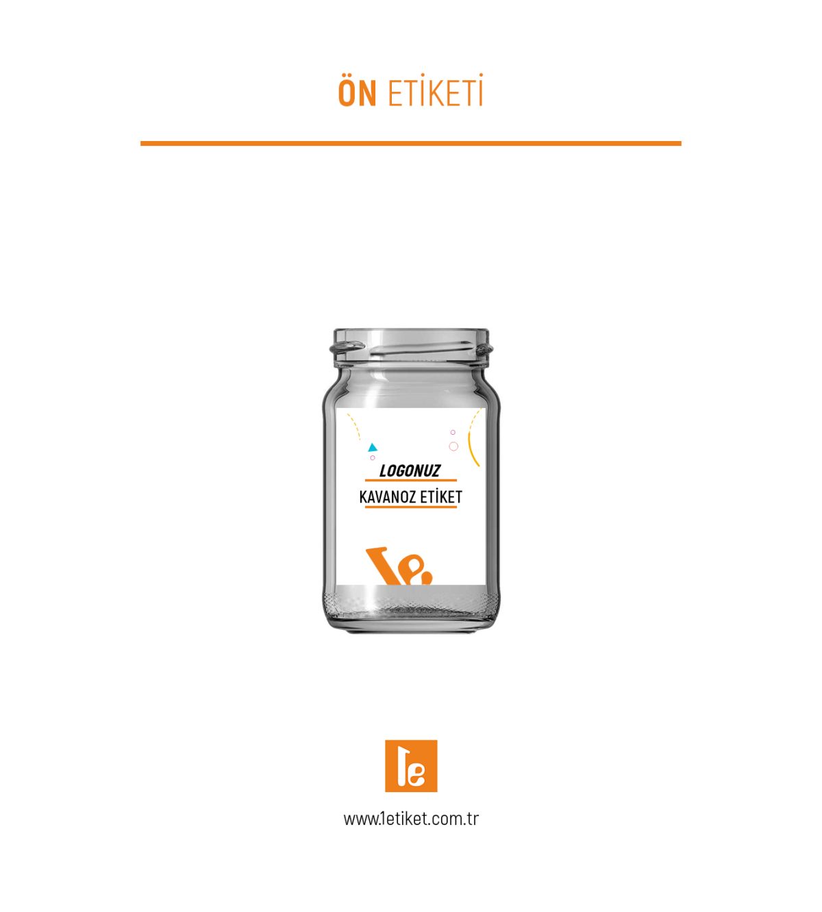 105ml Standart Kavanoz Etiketi