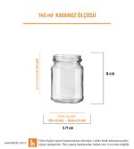 140ml Standart Kavanoz Etiketi