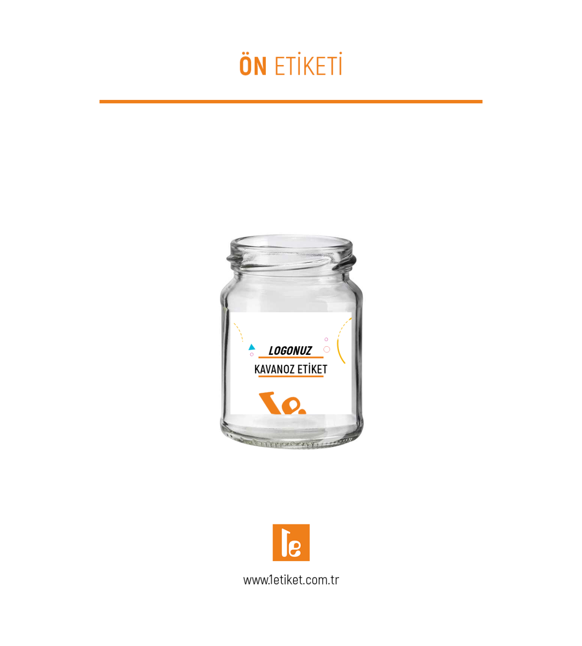 140ml Standart Kavanoz Etiketi