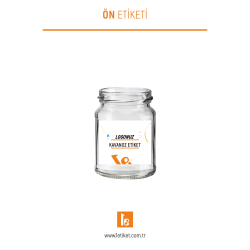 140ml Standart Kavanoz Etiketi