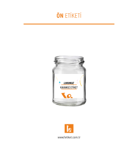 140ml Standart Kavanoz Etiketi