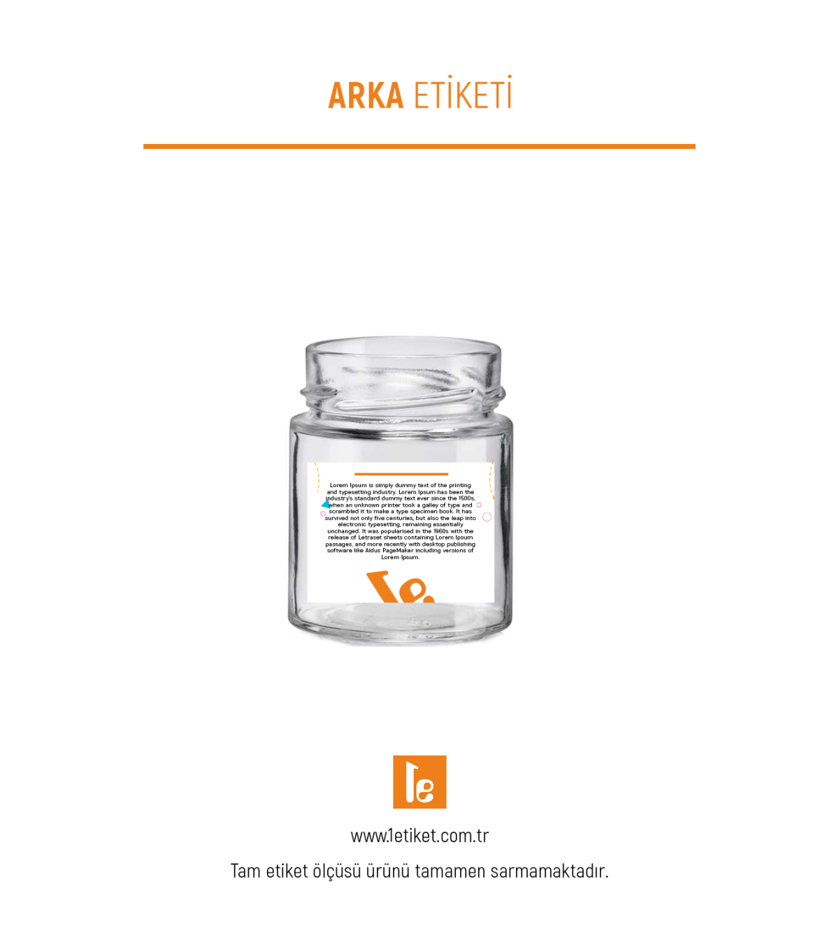 156ml Standart Kavanoz Etiketi