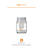 190ml Standart Kavanoz Etiketi