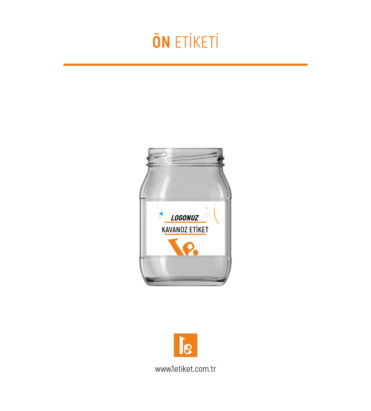 190ml Standart Kavanoz Etiketi