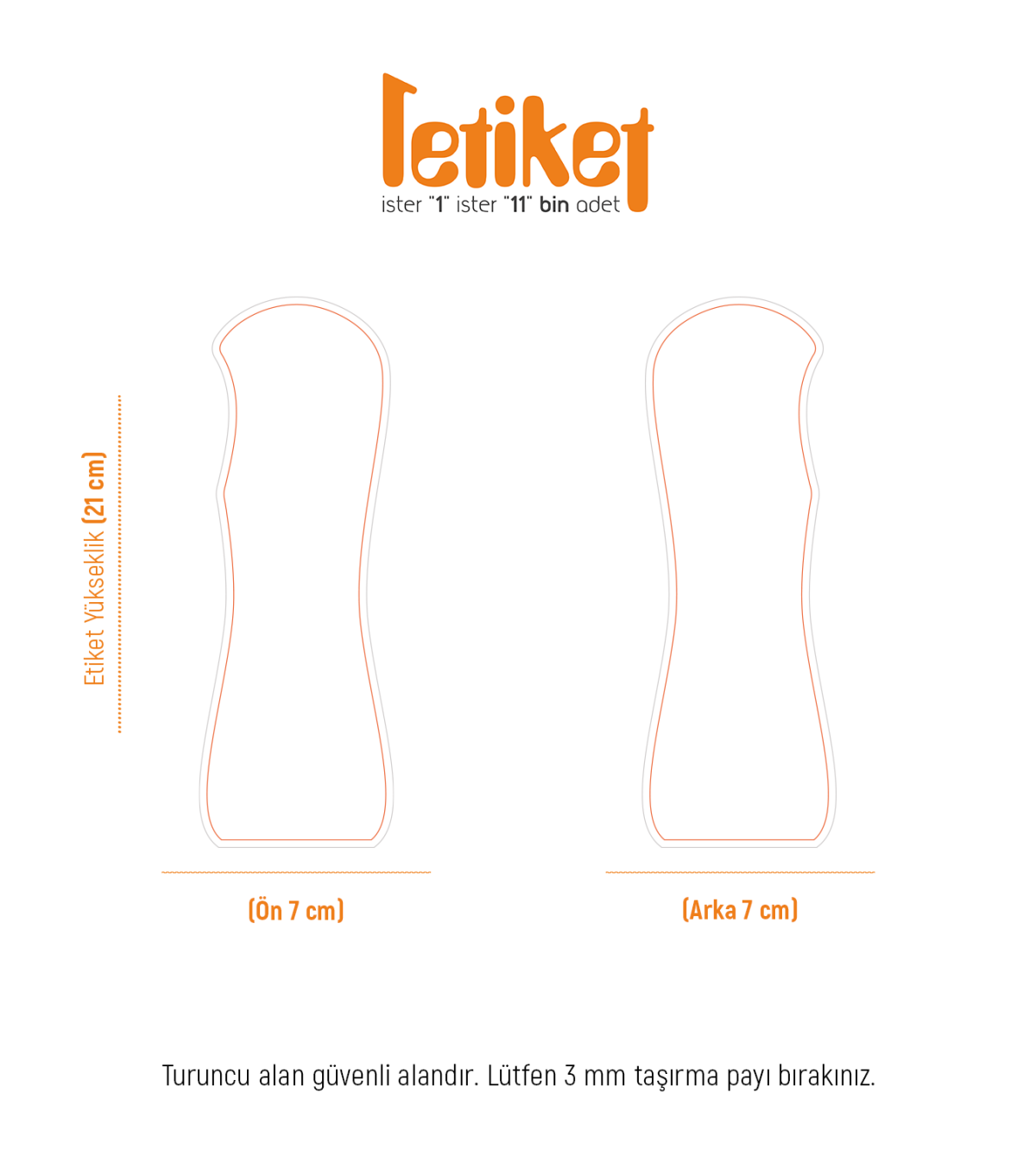 1LT Temizlik Şişesi Etiketi