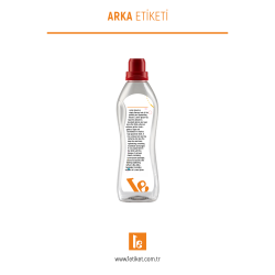 1LT Temizlik Şişesi Etiketi