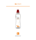 1LT Temizlik Şişesi Etiketi