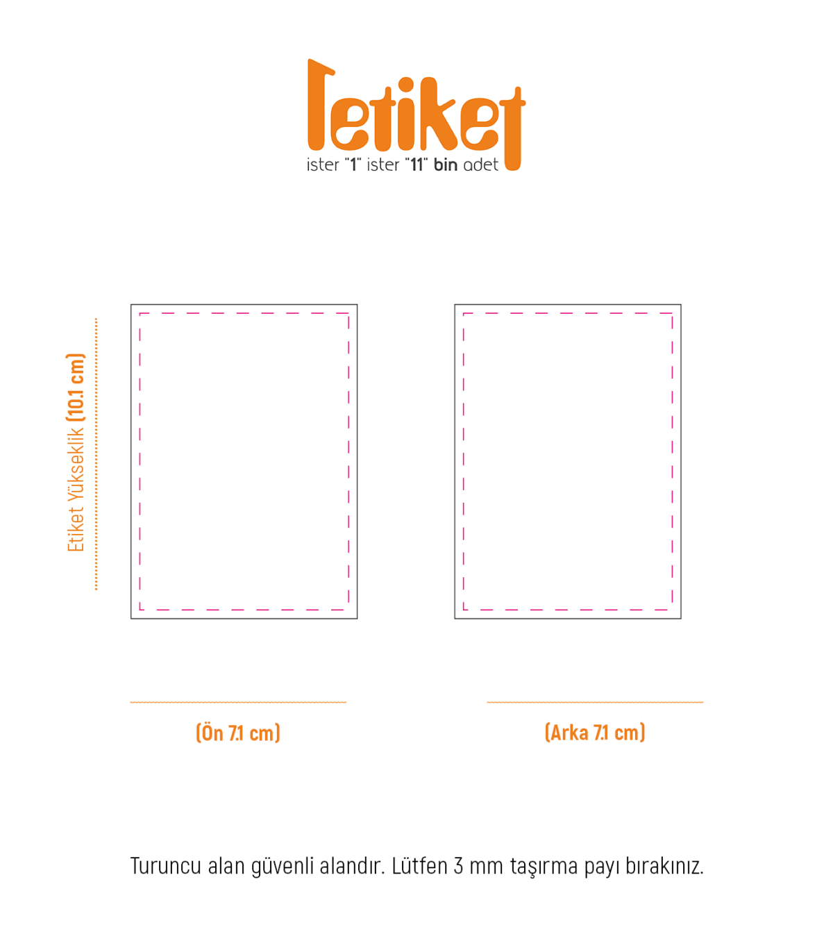 1LT Temizlik Şişesi Etiketi