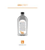 1LT Temizlik Şişesi Etiketi