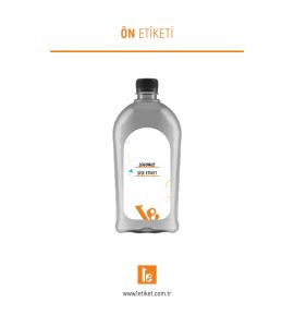 1LT Temizlik Şişesi Etiketi