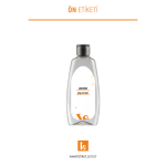 200ml Temizlik Şişesi Etiketi