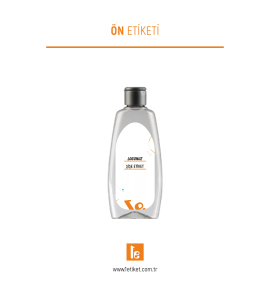 200ml Temizlik Şişesi Etiketi