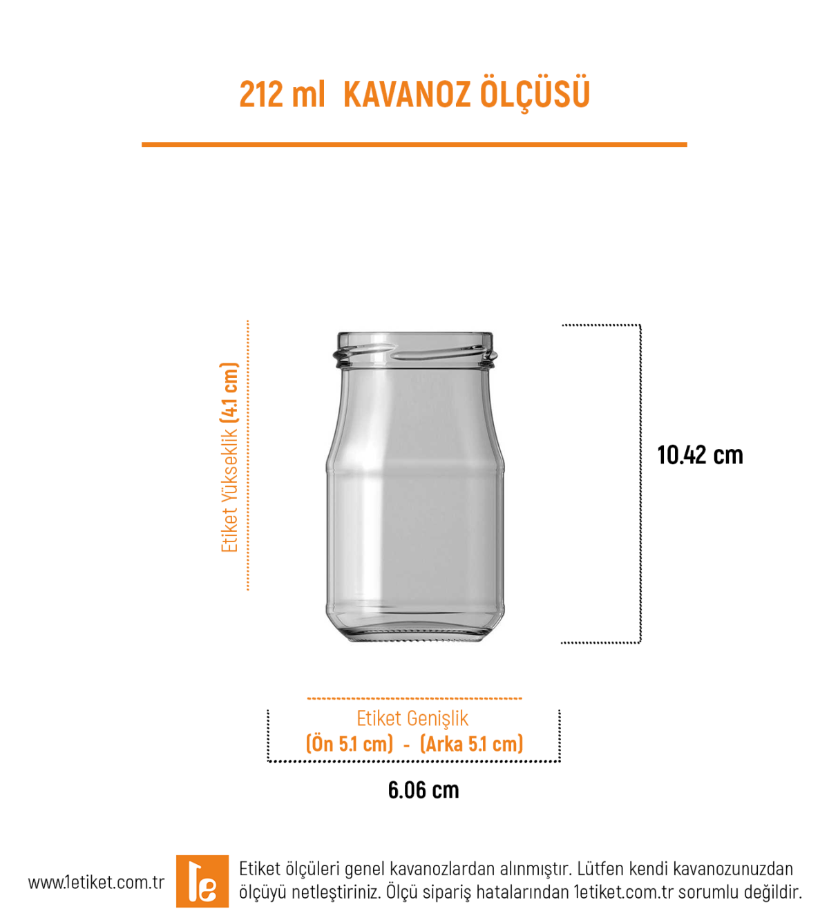 212ml Standart Kavanoz Etiketi